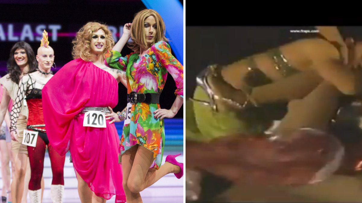 Två drag queens slogs om första platsen.